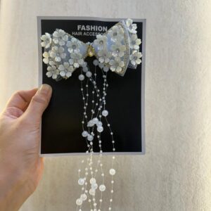 Crystal Hair Pin With Fancy Moti Strips