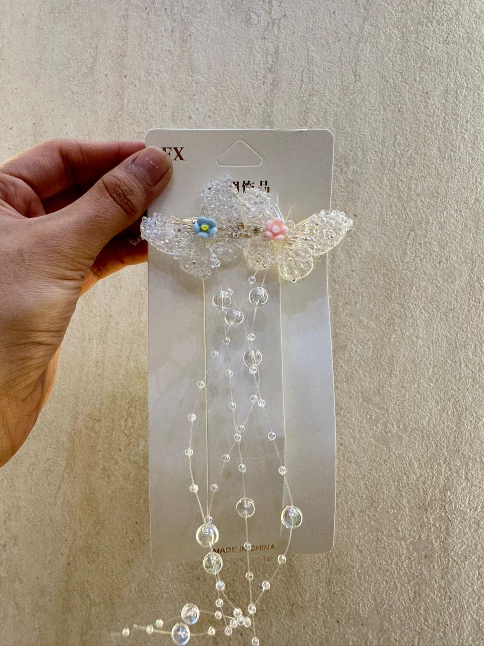 Crystal butterfly pins - Image 2